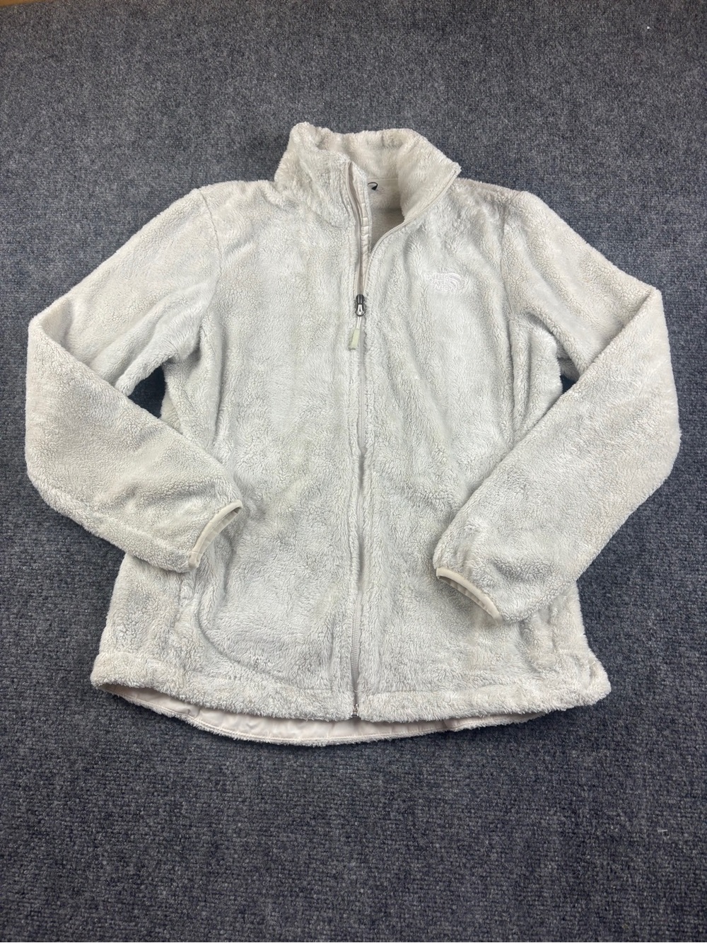 The North Face Women’s White Osito 2 Jacket plush fleece size: Medium